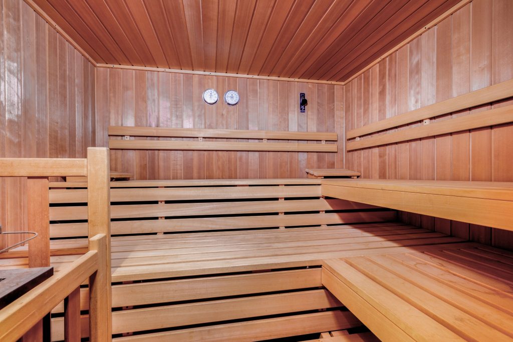 Sauna in Ferienwohnung Keitum