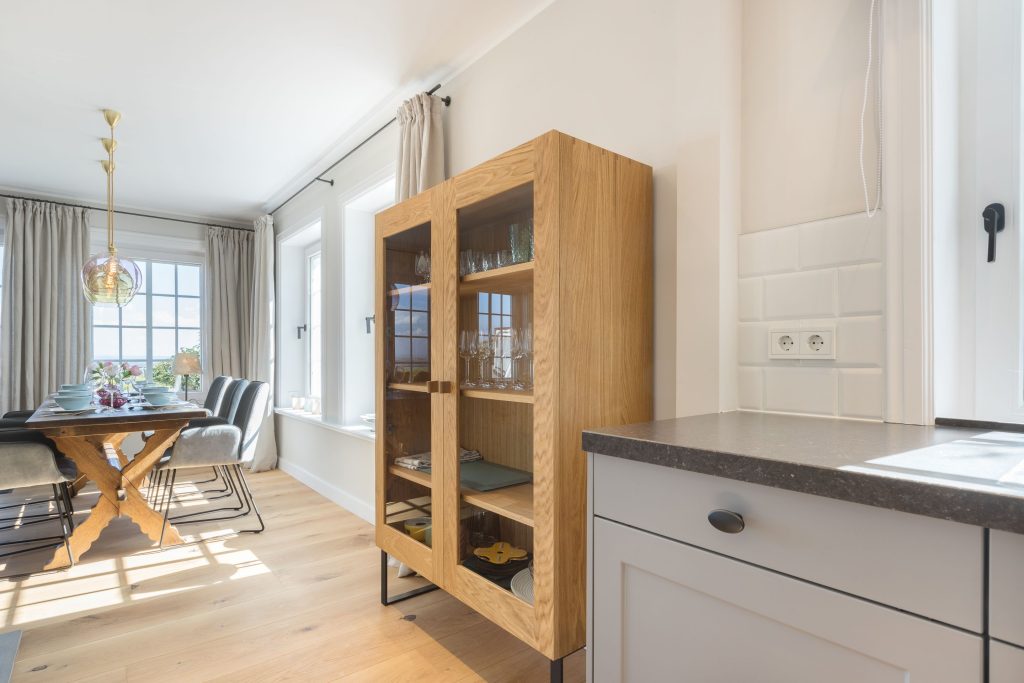 Küche in Ferienwohnung Keitum