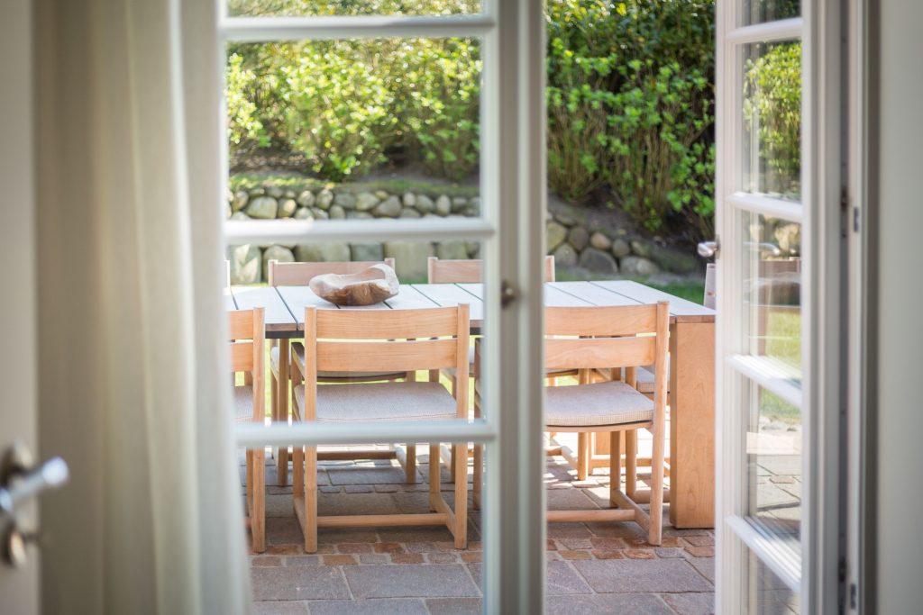 Terrasse von Ferienwohnung Keitum