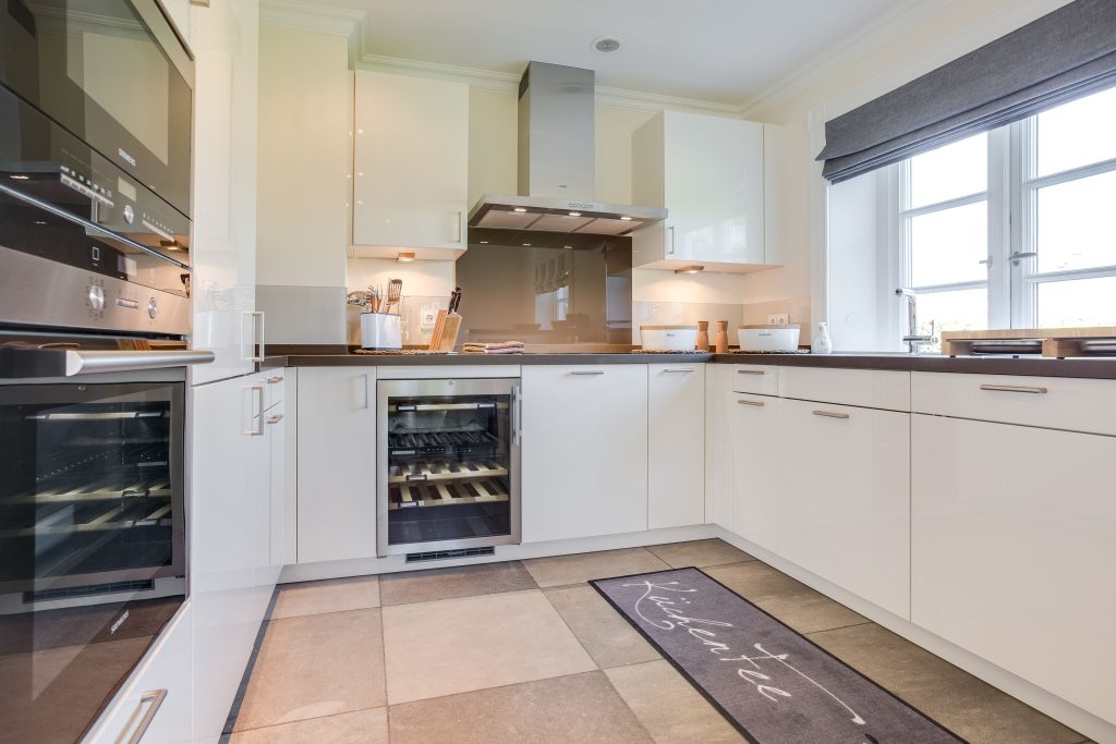Küche in Ferienwohnung Keitum