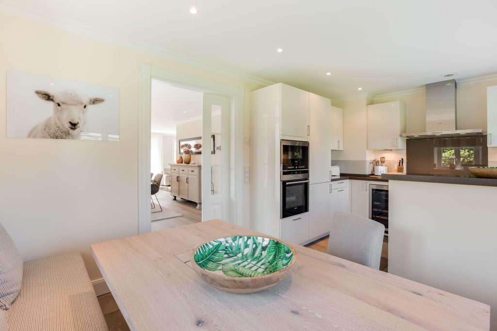 Küche in Ferienwohnung Keitum