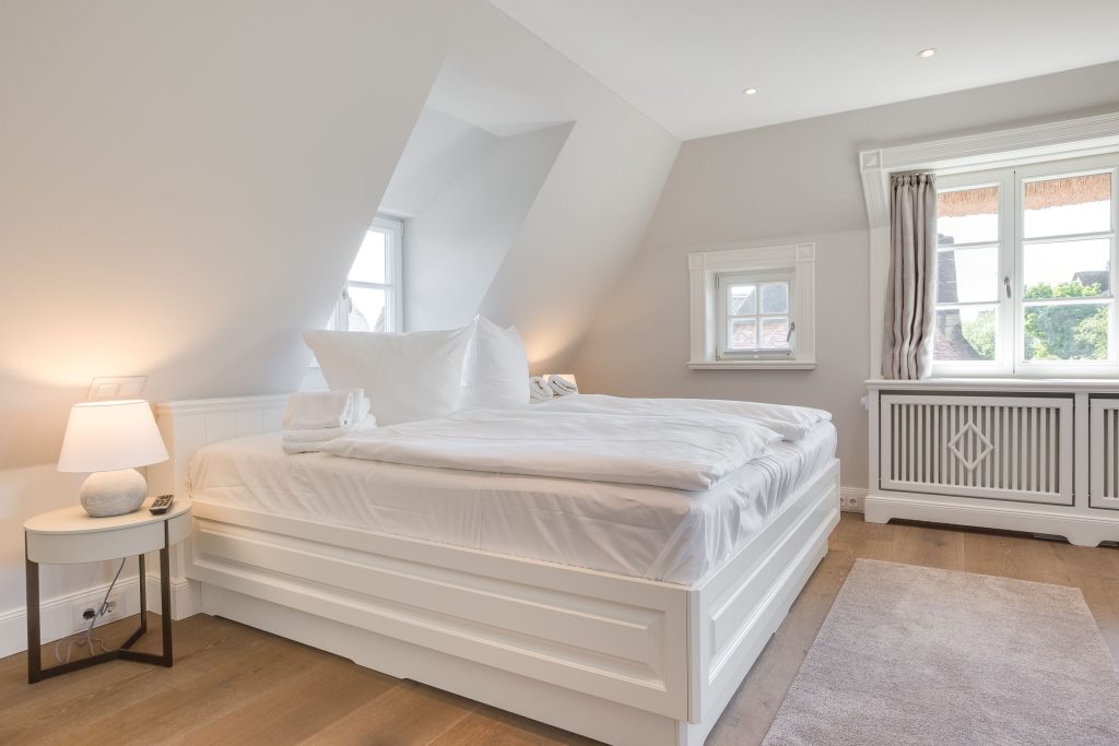 Schlafzimmer in Ferienwohnung Keitum