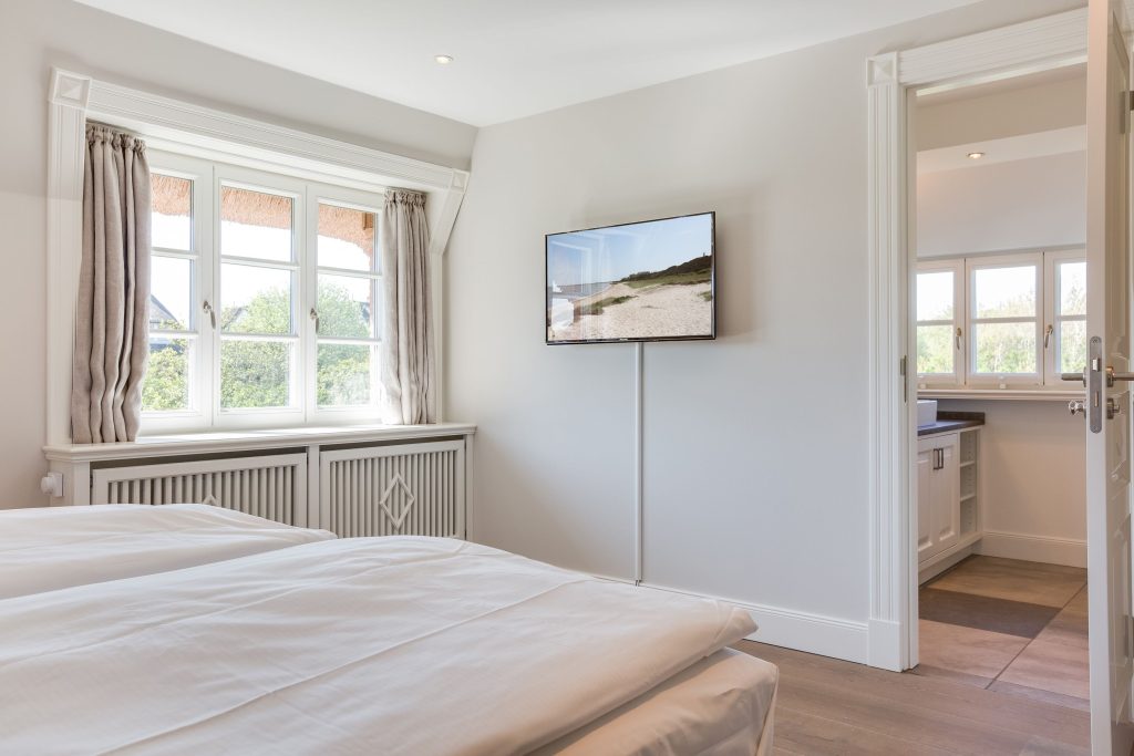 Schlafzimmer in Ferienwohnung Keitum
