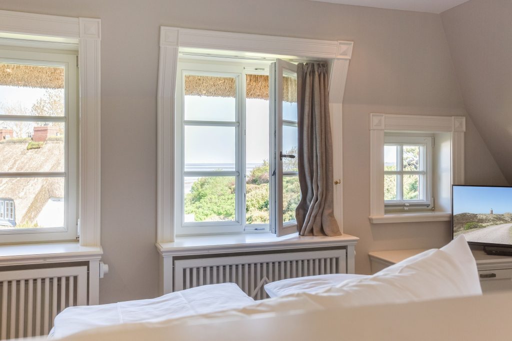 Schlafzimmer in Ferienwohnung Keitum