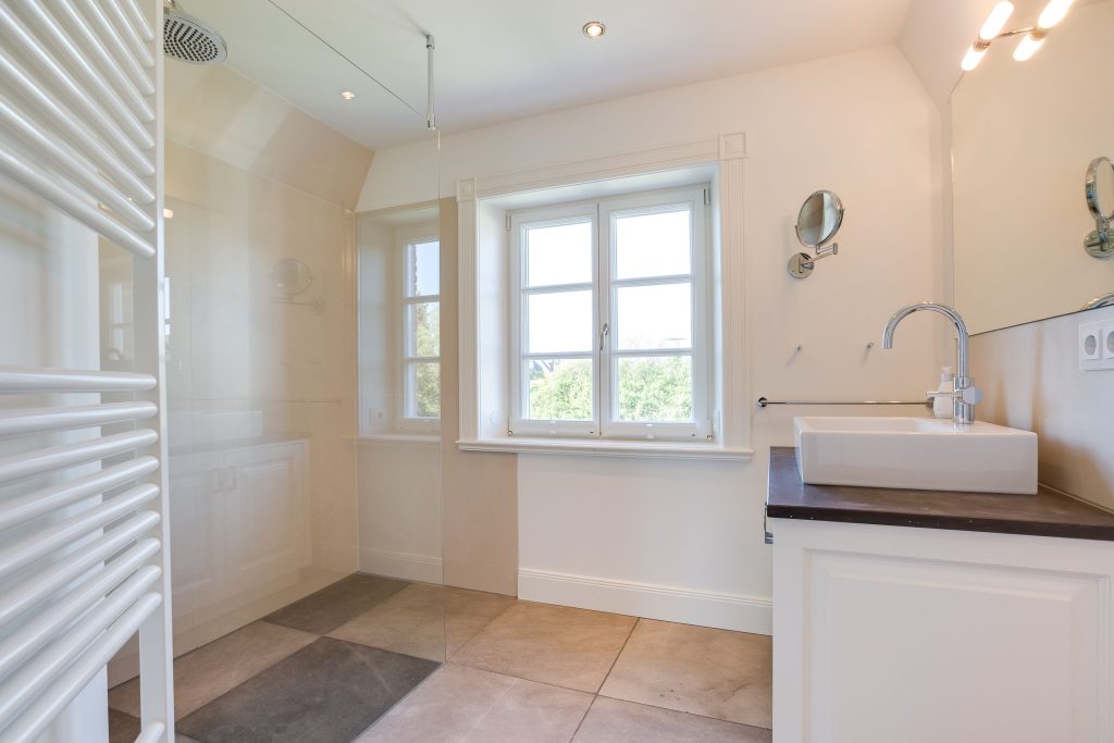 Bad in Ferienwohnung Keitum