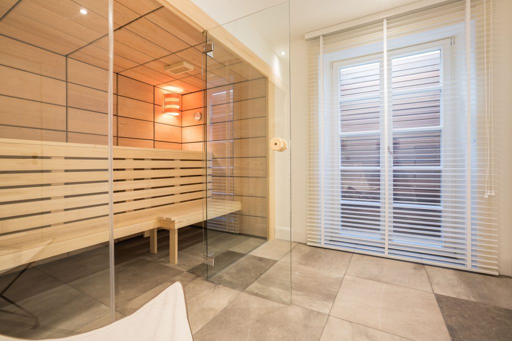 Sauna in Ferienwohnung Keitum