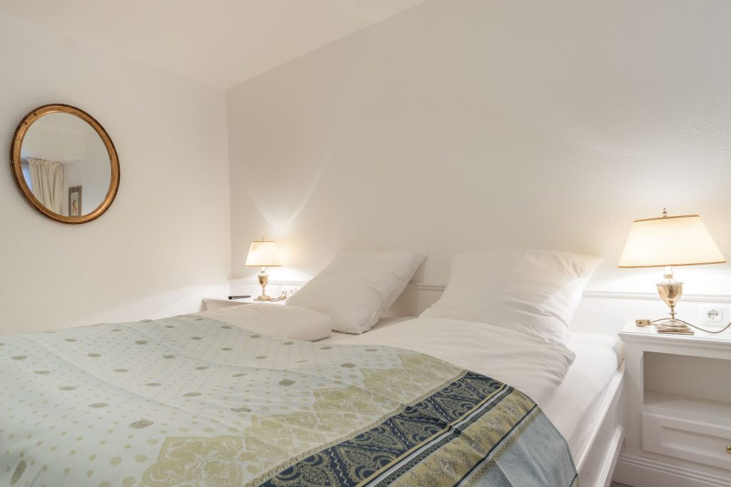 Bett in Ferienwohnung Keitum