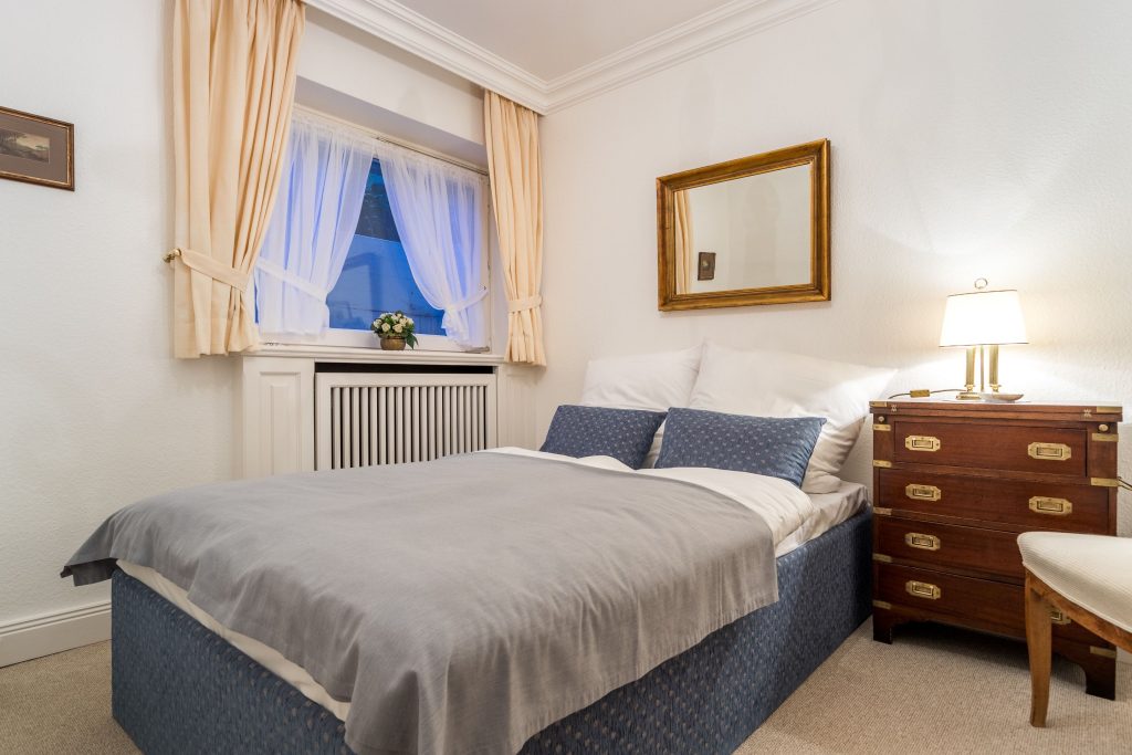 Bett in Ferienwohnung Keitum
