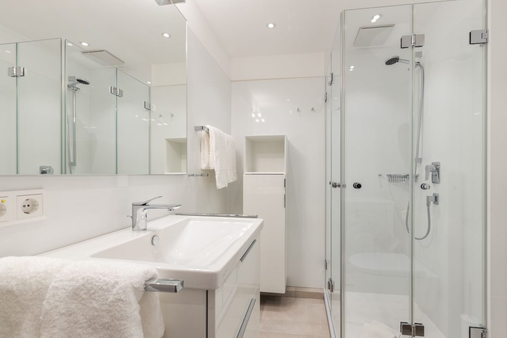Bad in Ferienwohnung Keitum