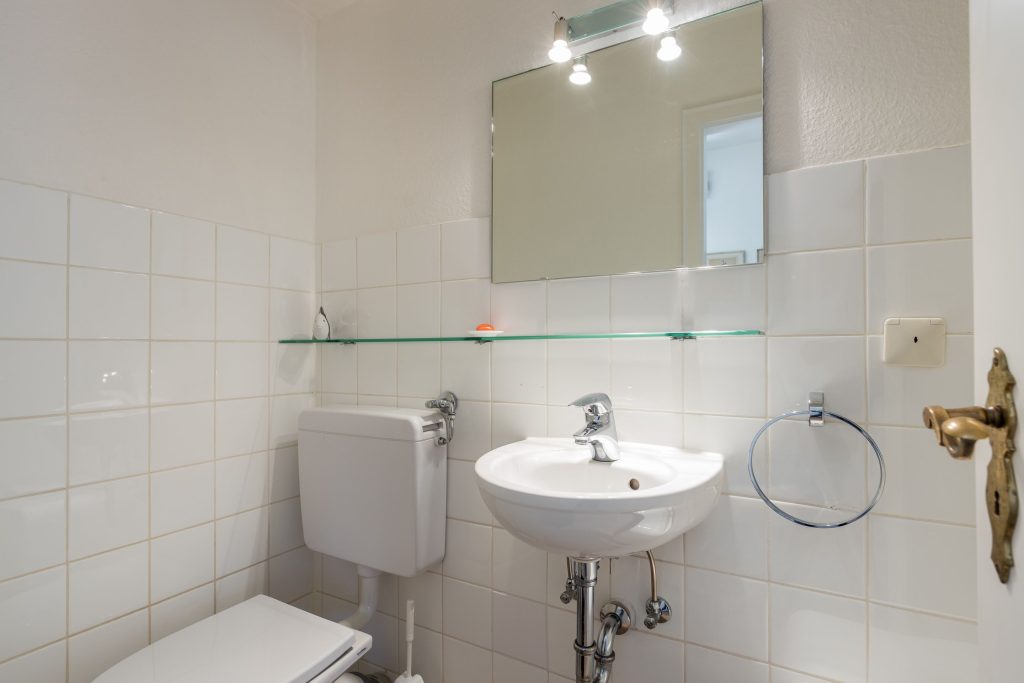 Bad in Ferienwohnung Keitum