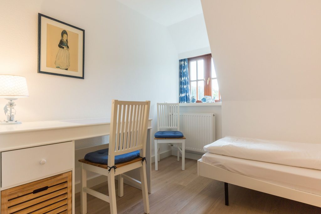 Schlafzimmer in Ferienwohnung Keitum
