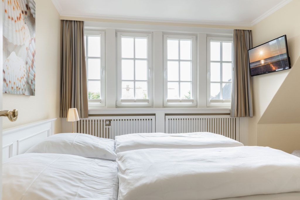Schlafzimmer in Ferienwohnung Keitum