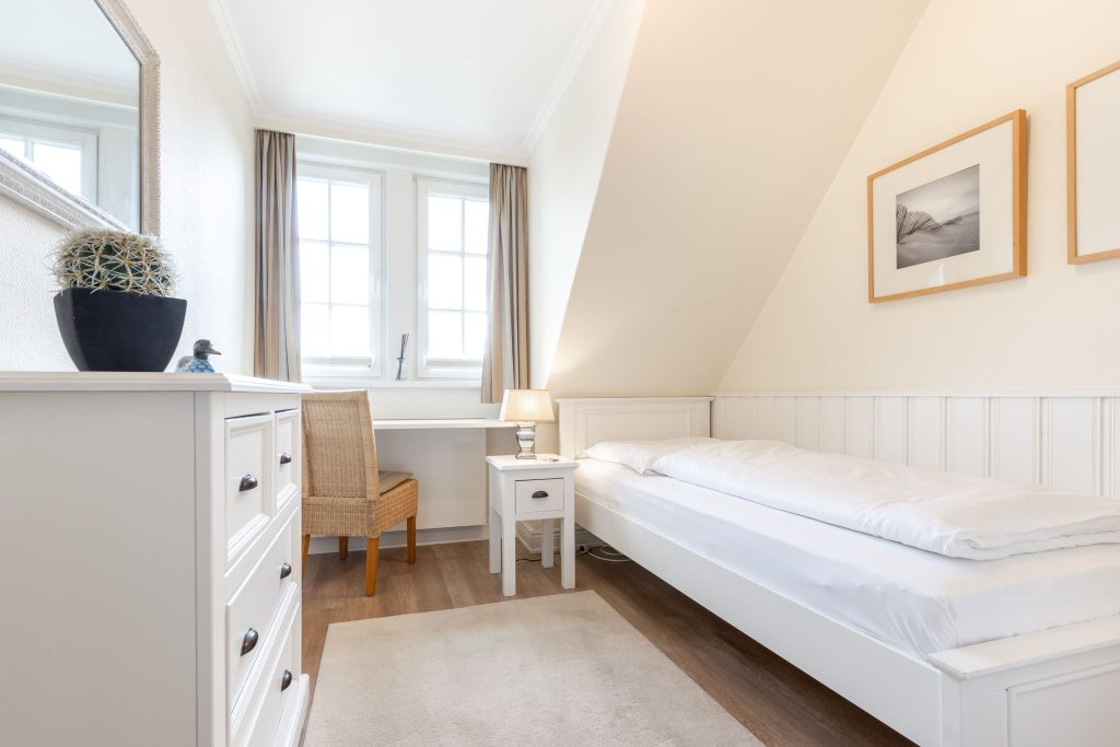 Schlafzimmer in Ferienwohnung Keitum