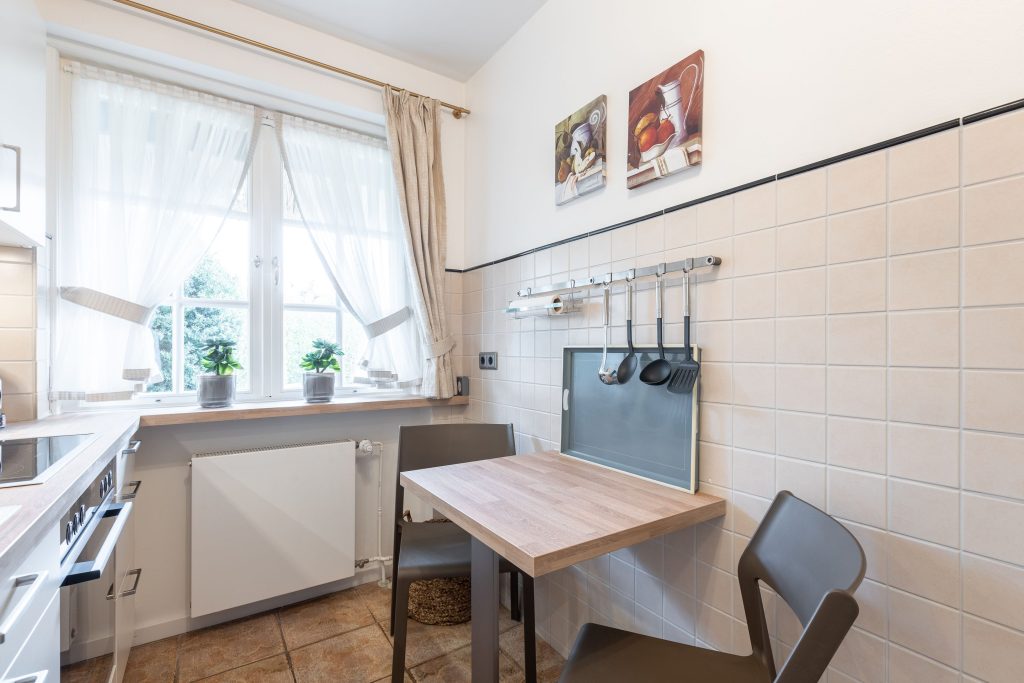Küche in Ferienwohnung Keitum