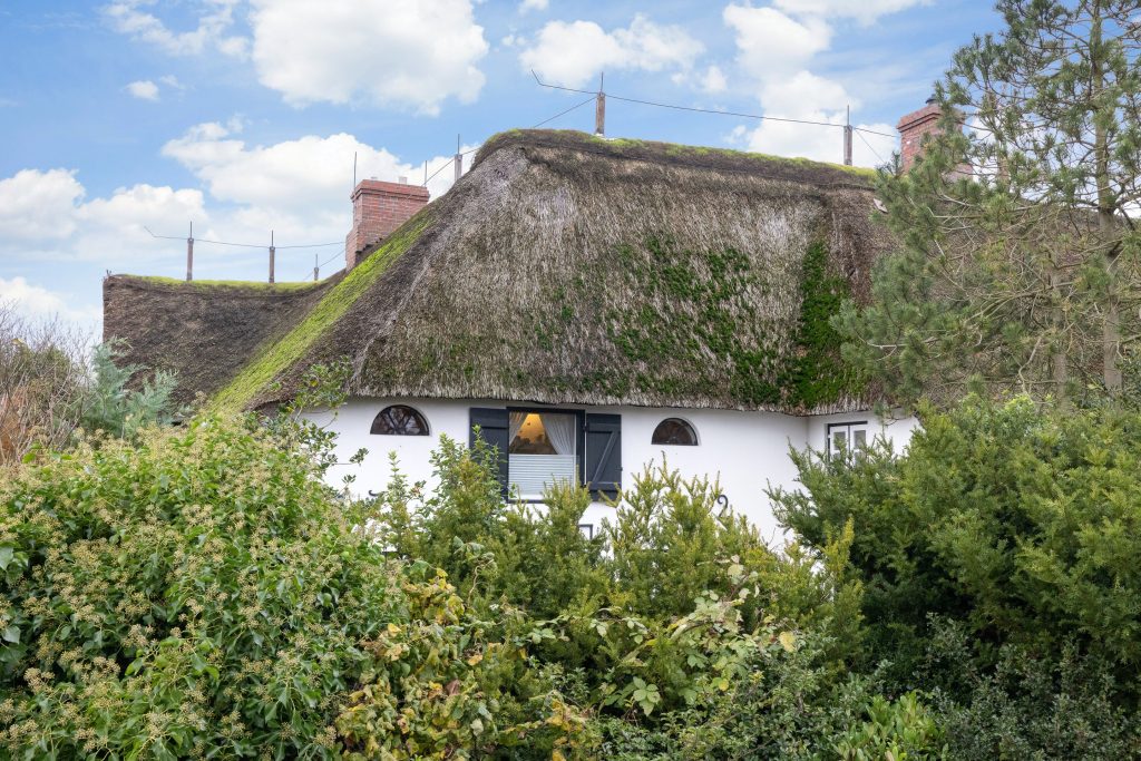 Foto von einem Ferienhaus auf Sylt von außen