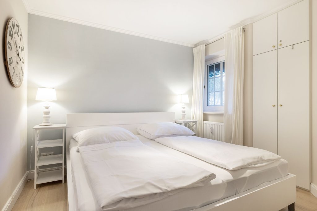 Schlafzimmer in Ferienwohnung Keitum