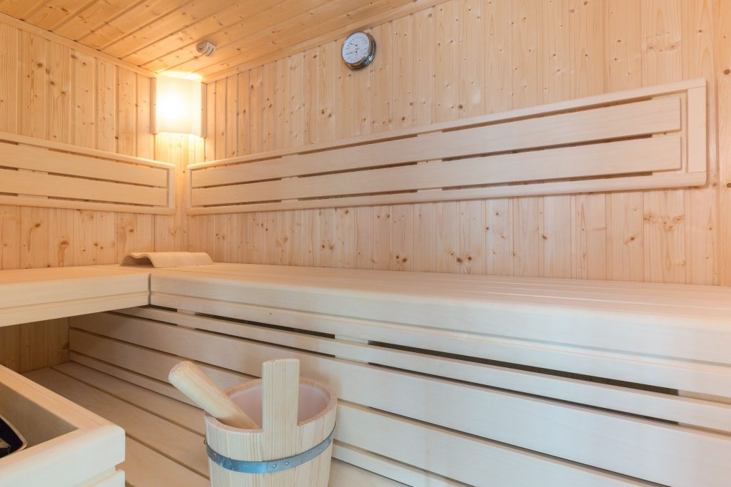 Sauna in Ferienwohnung Keitum