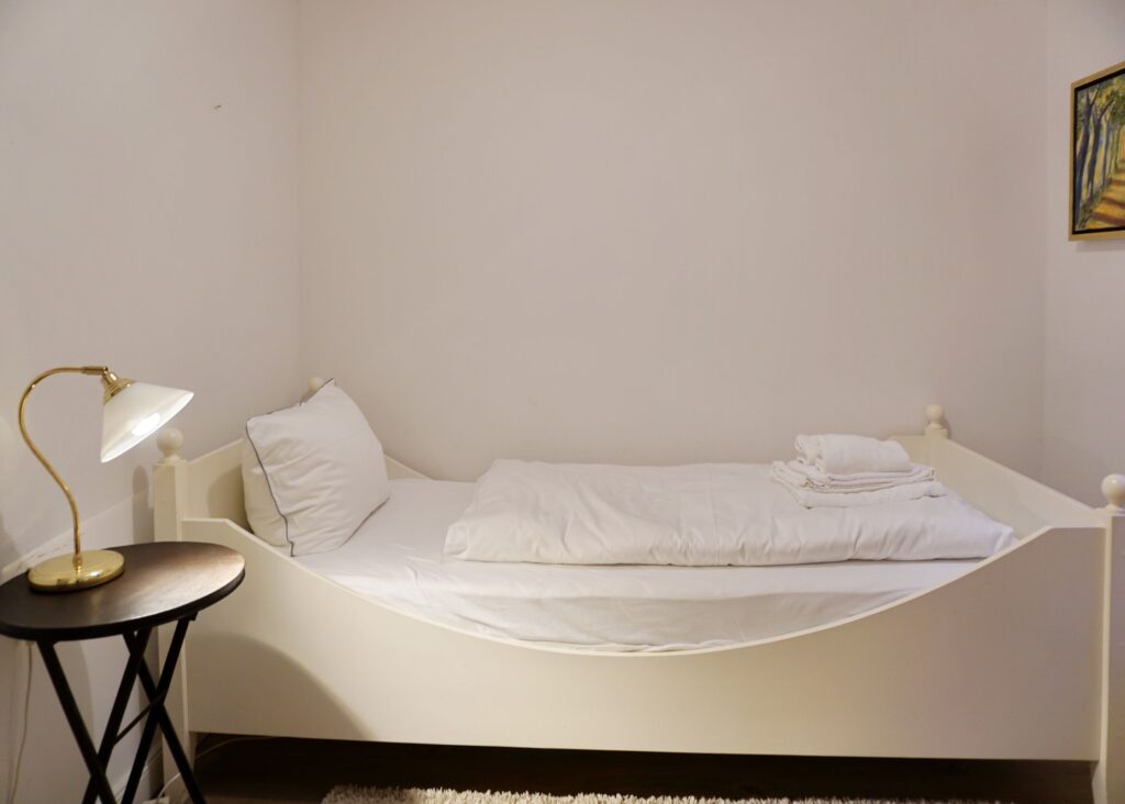 Einzelbett in Ferienwohnung in Keitum
