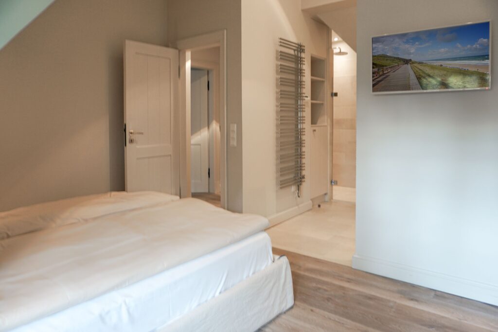 Schlafzimmer in Ferienhaus in Rügen