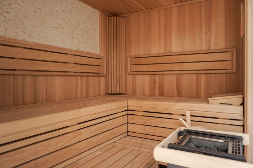 Sauna in Ferienhaus in Rügen