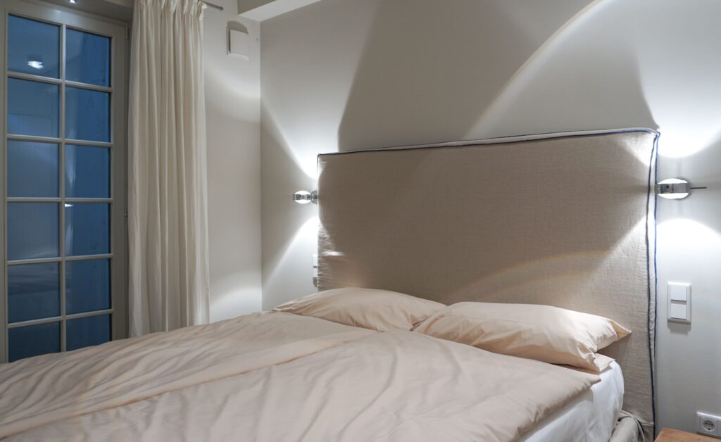 Schlafzimmer in Ferienhaus in Rügen