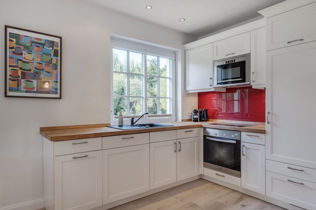 Küche in Ferienhaus auf Sylt