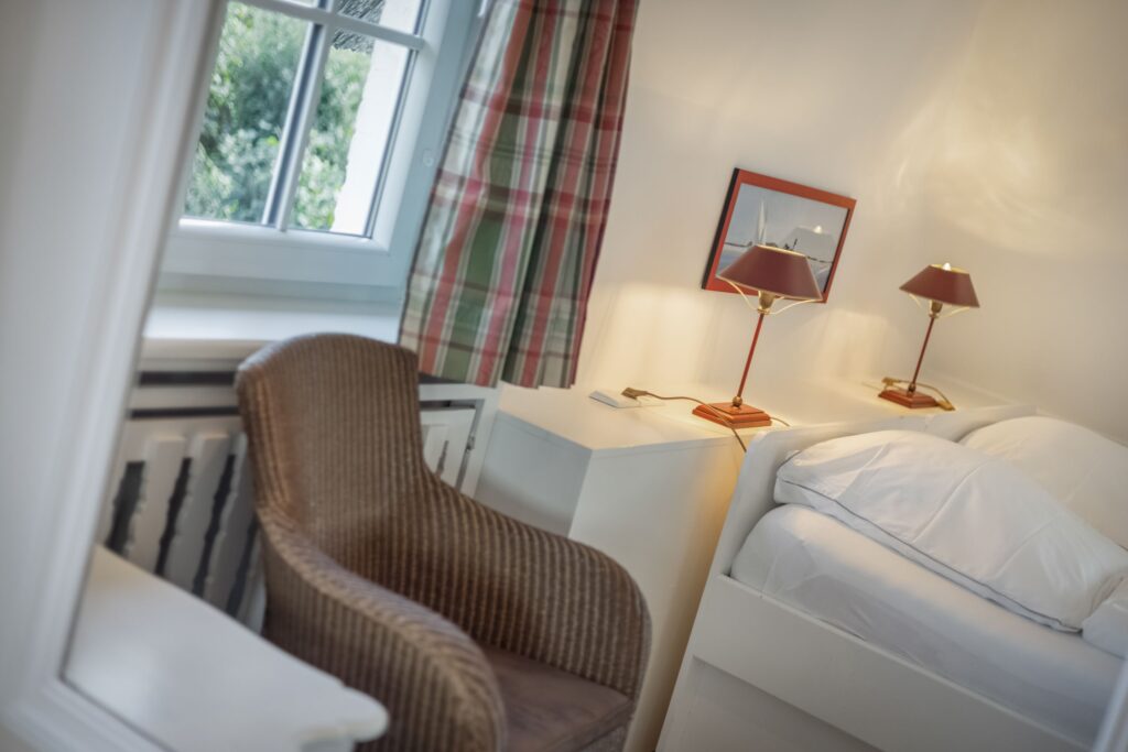 Schlafzimmer in Ferienhaus auf Sylt