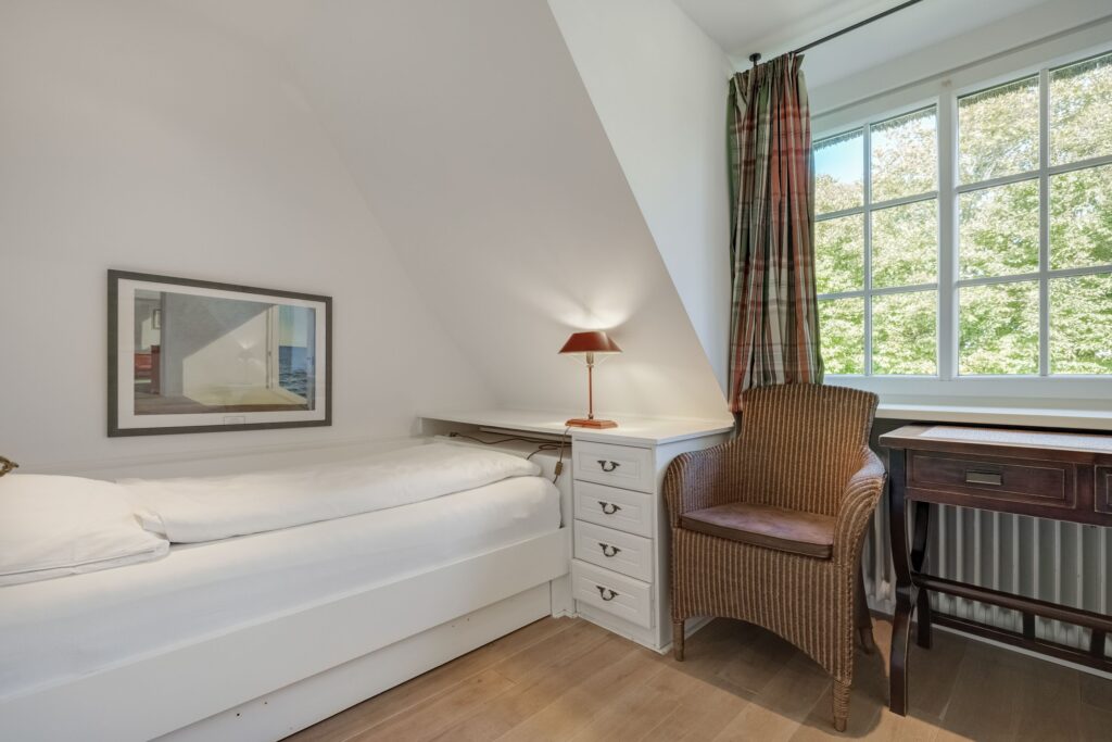 Schlafzimmer in Ferienhaus auf Sylt