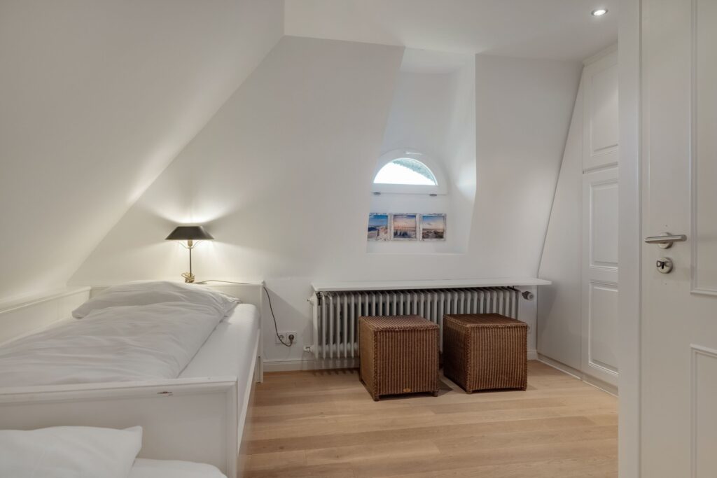 Schlafzimmer in Ferienhaus auf Sylt