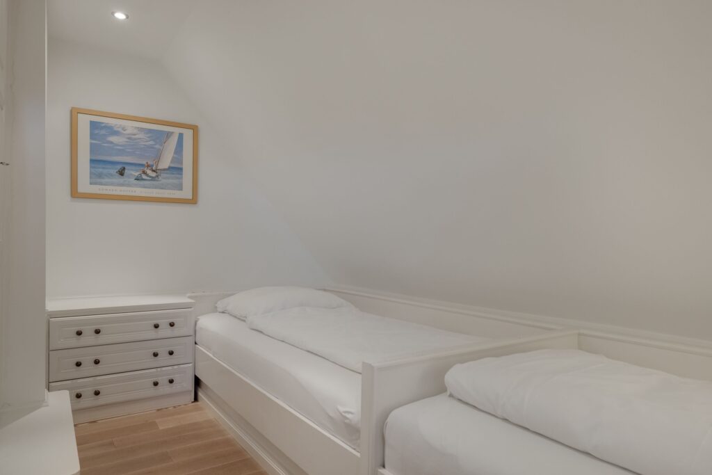 Schlafzimmer in Ferienhaus auf Sylt